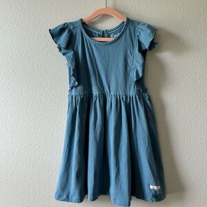 Rufflebutts girls size 6 sleeveless cotton dress